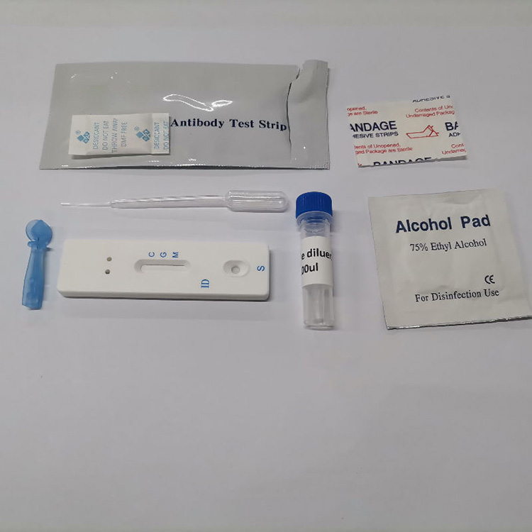 Covid-2019 طقم اختبار الأجسام المضادة للذهب الغرواني Igm Igg Rapid Antigen